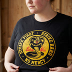 Produktbild Cobra Kai Logo T-shirt för Karate Kid-fans svart