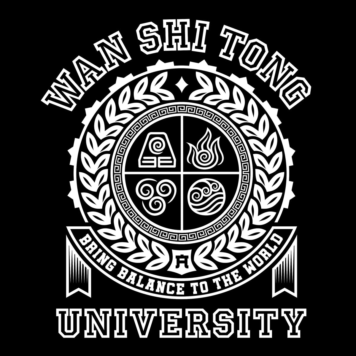 Produktbild Wan Shi Tong University T-shirt för Avatar-fans svart