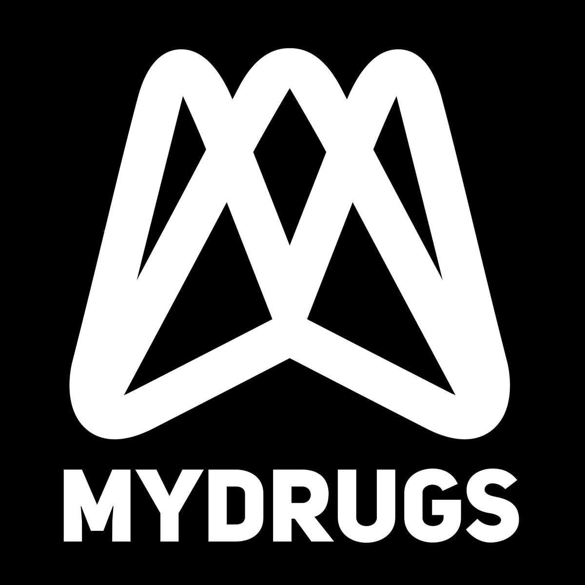 Produktbild Mydrugs Logo T-shirt för serieälskare svart