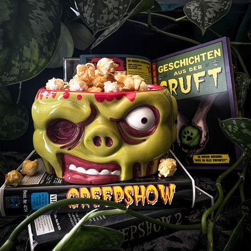 Produktbild 3D-skål i form av ett zombiehuvud