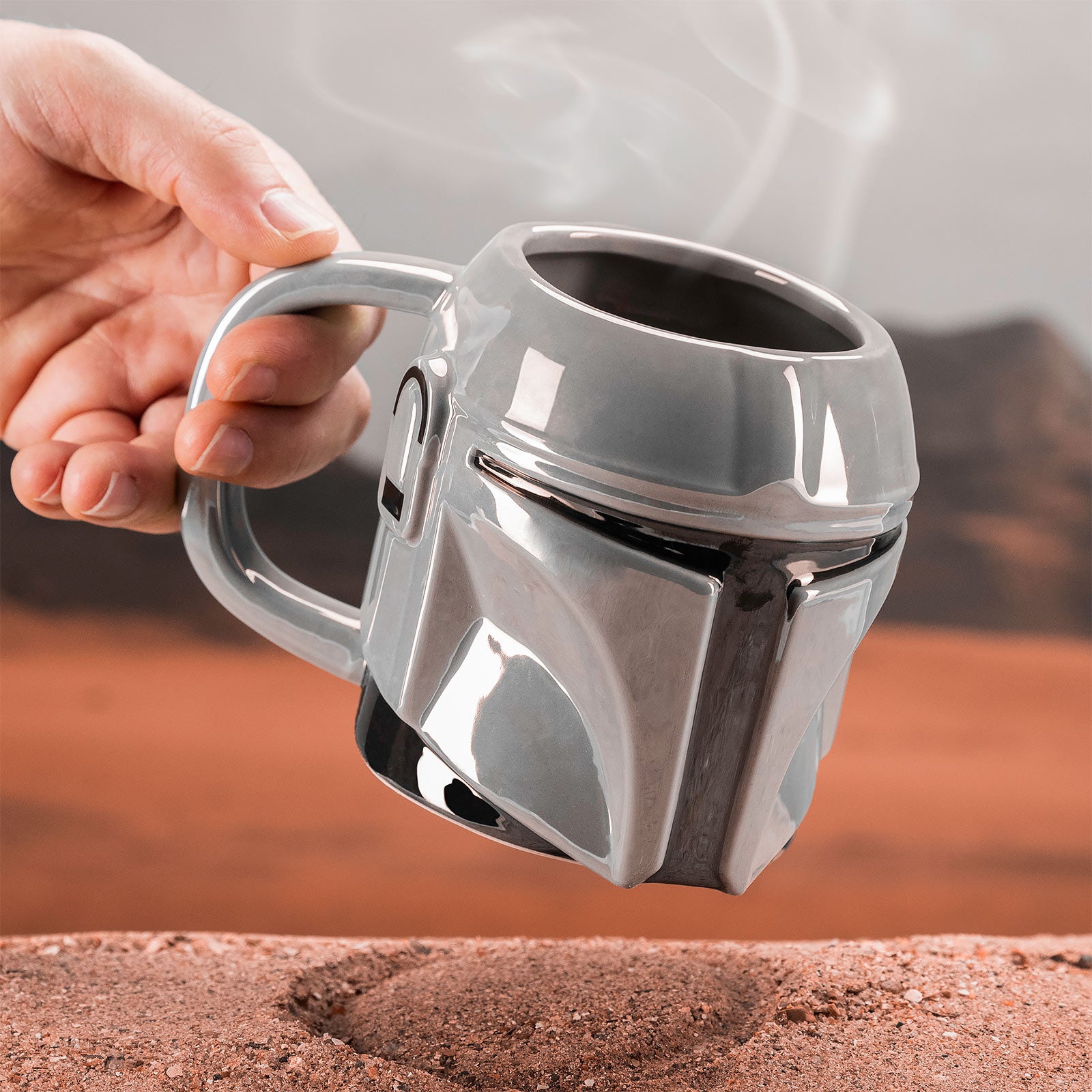 Produktbild The Mandalorian Hjälm 3D Mugg - Star Wars