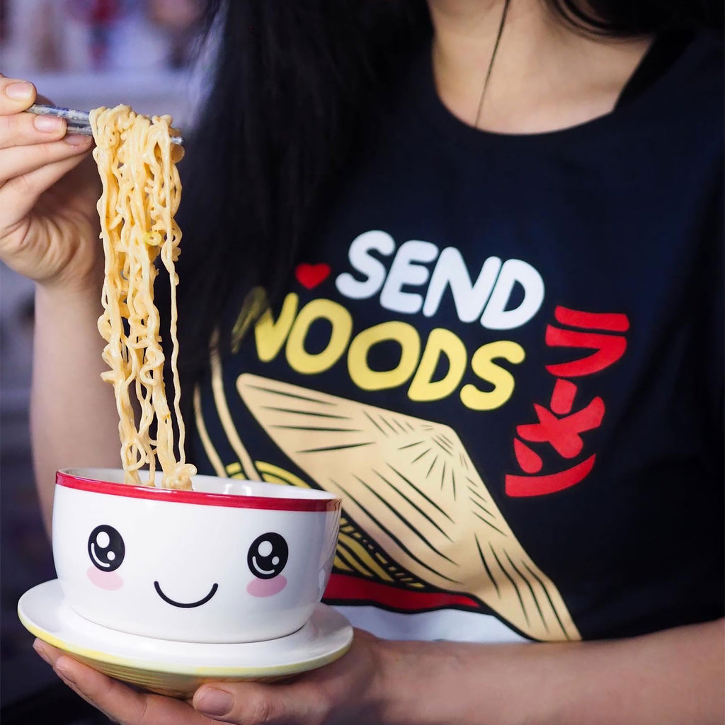 Produktbild Kawaii skål med lock för animefans
