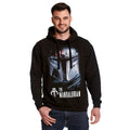 Produktbild The Mandalorian Dark Warrior Hoodie svart - Star Wars