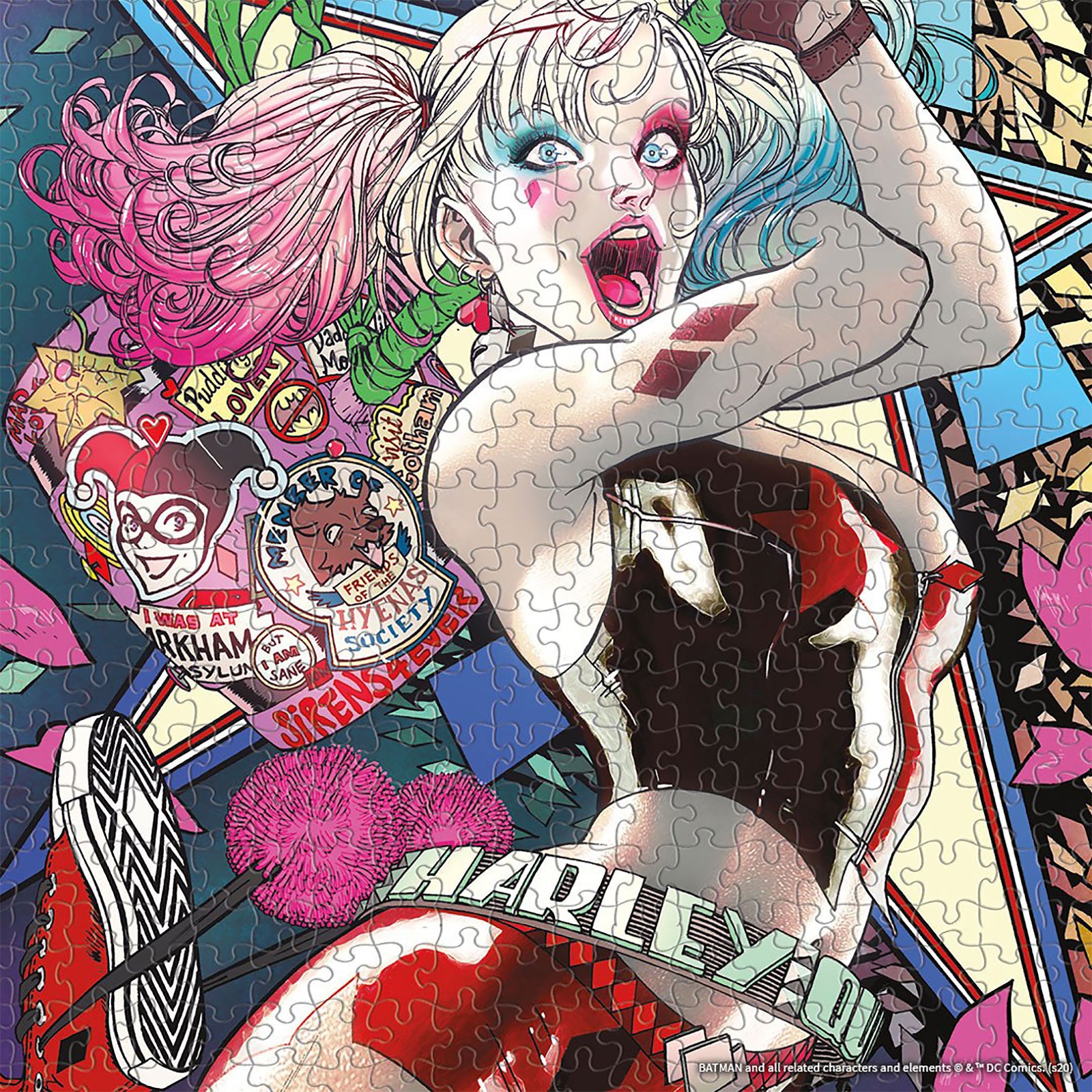 Produktbild Harley Quinn - Die Laughing Pussel