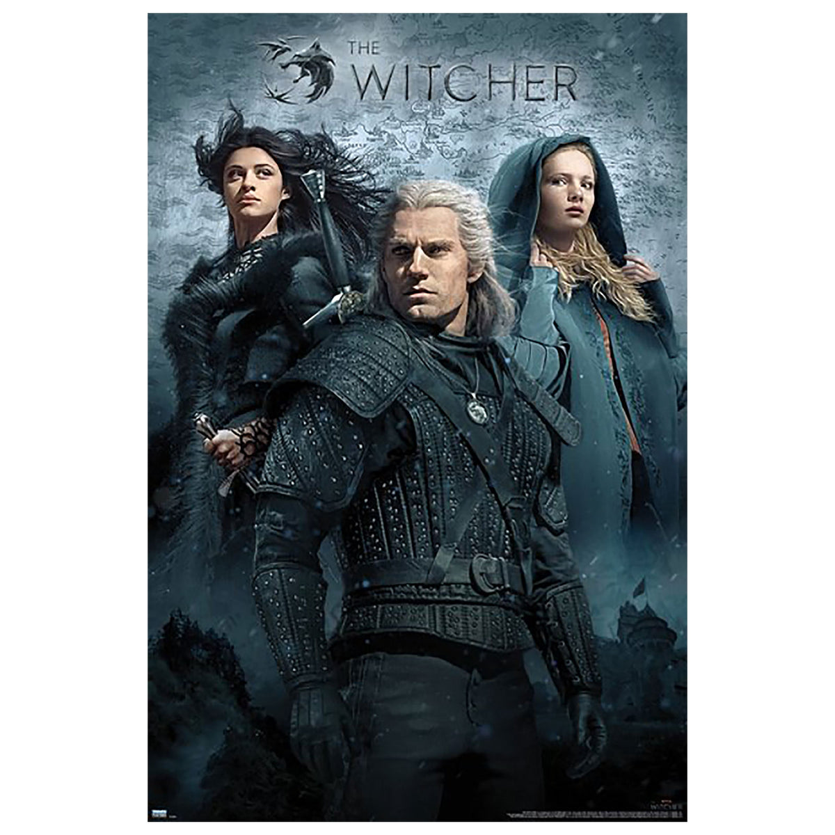 Produktbild Witcher - Geralt, Ciri och Yennefer Maxi Poster