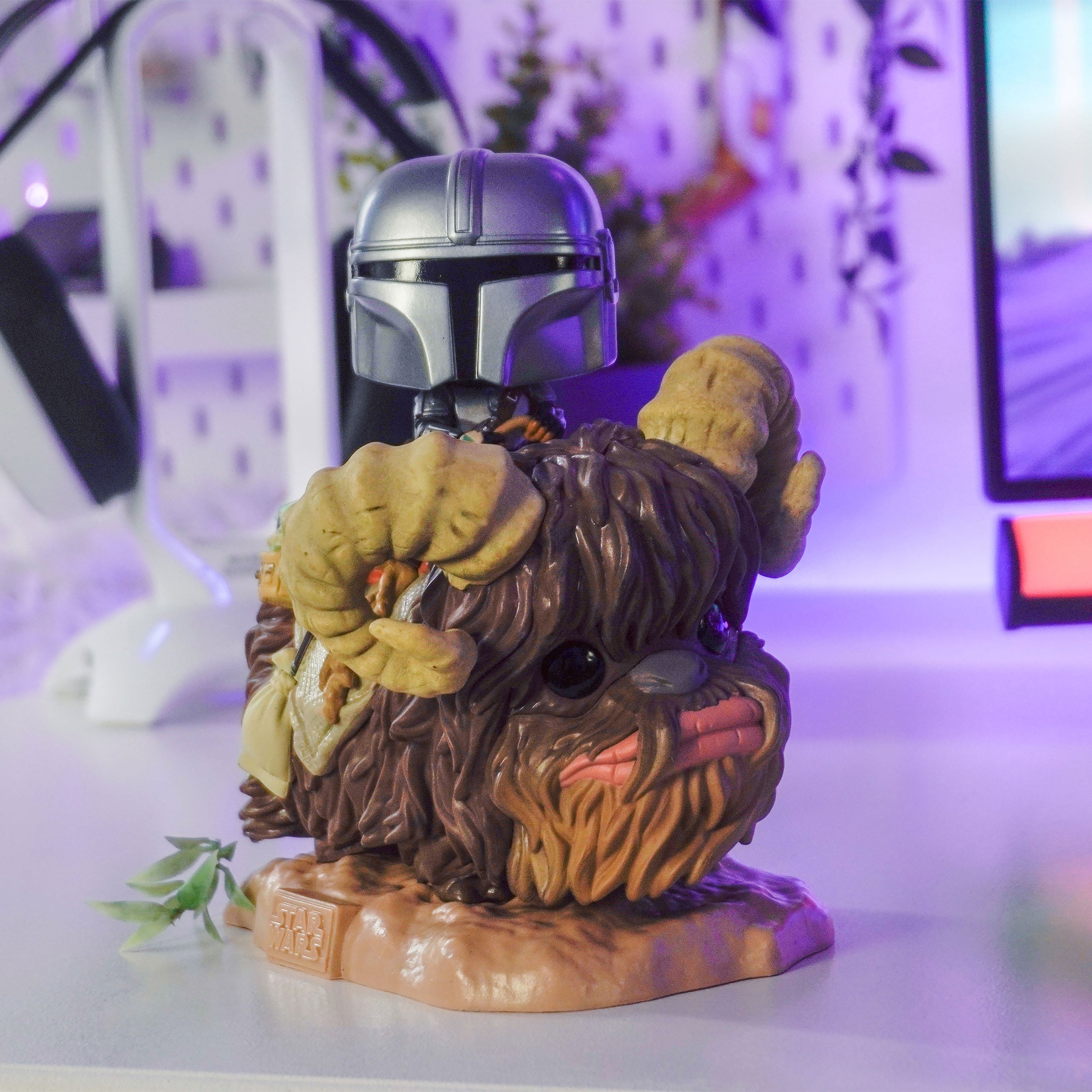 Produktbild The Mandalorian med The Child på Bantha Funko Pop vickande huvud-figur - Star Wars