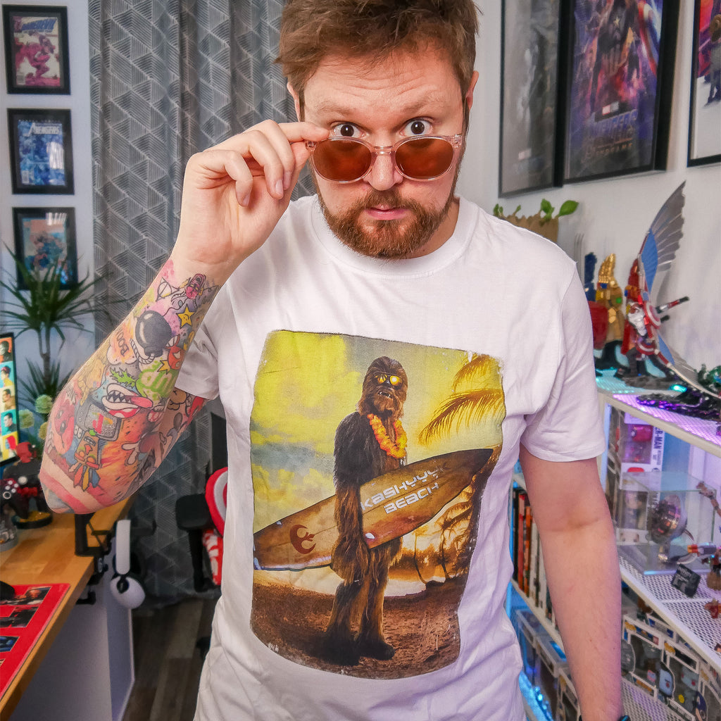 Produktbild Star Wars - Wookiee Surfer T-shirt vit