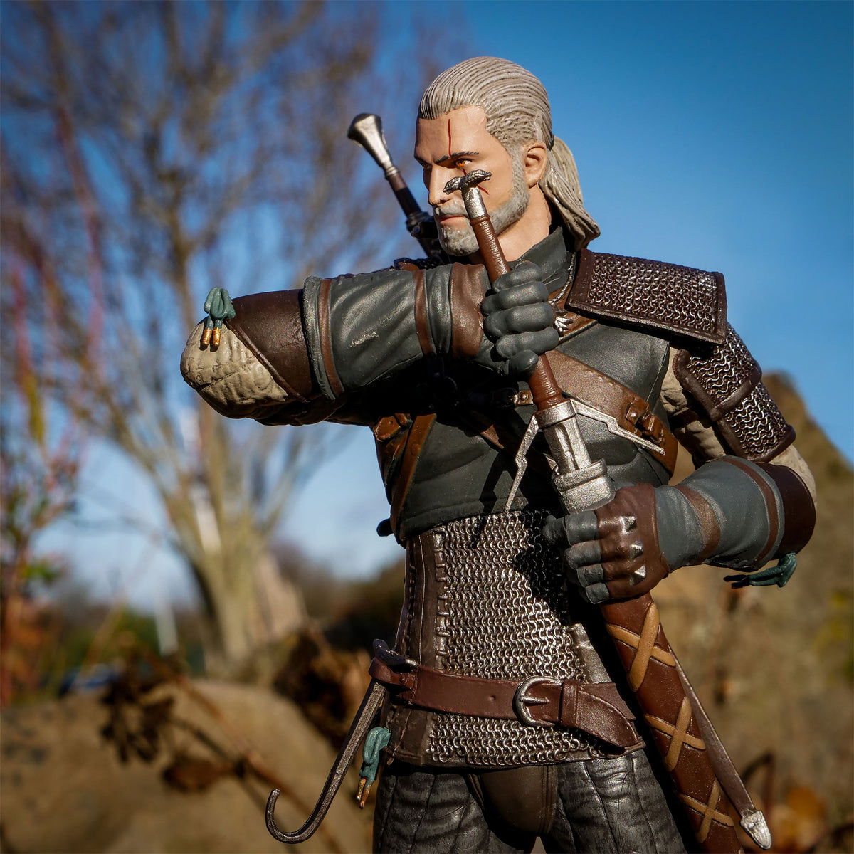 Produktbild Witcher - Heart of Stone Geralt Staty 25 cm