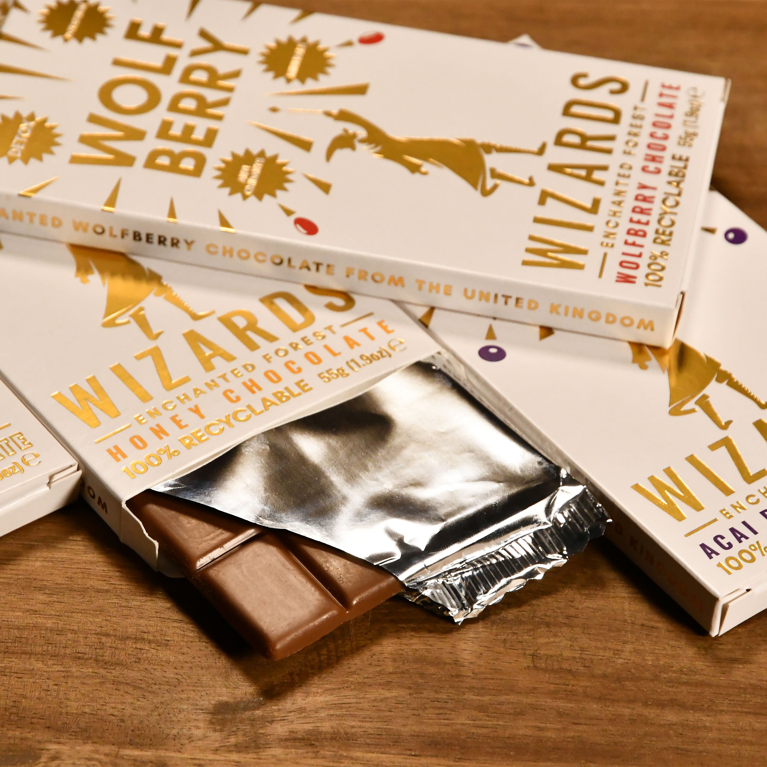 Produktbild Wizards Magic - Enchanted Forest Selection Choklad 4 Kakor