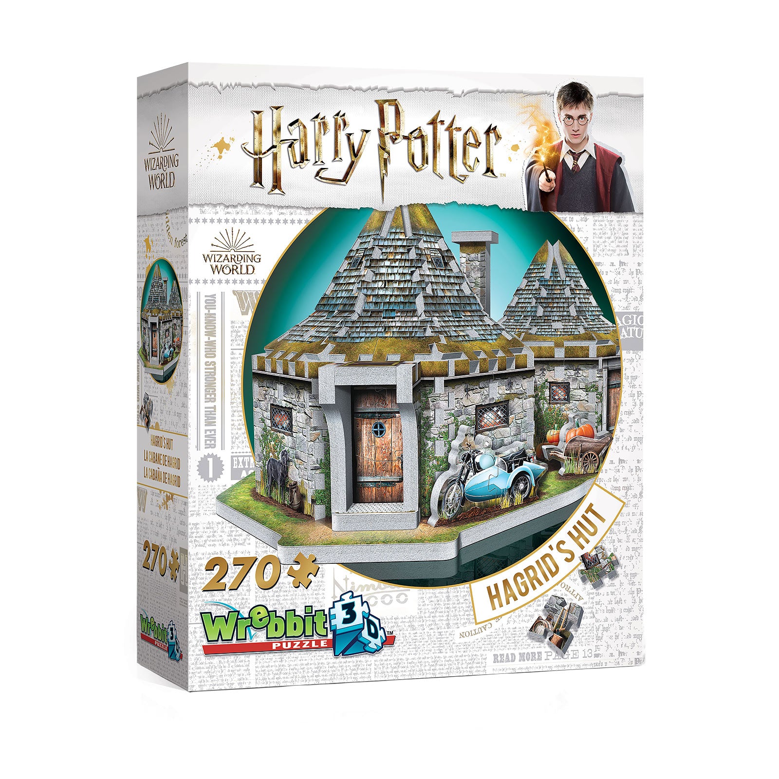Produktbild Harry Potter - Hagrids stuga 3D-pussel