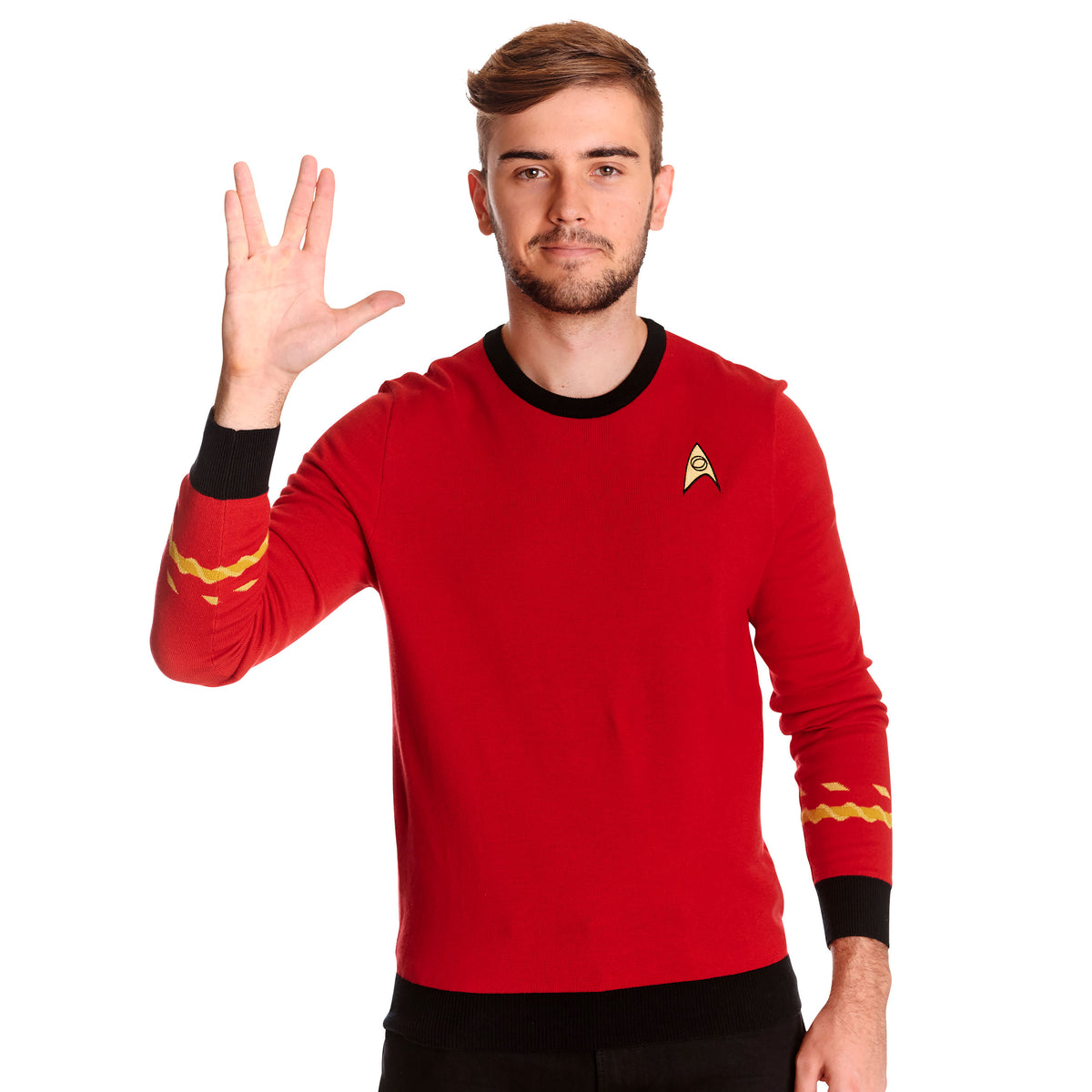 Produktbild Star Trek - Scotty Uniform stickad tröja röd