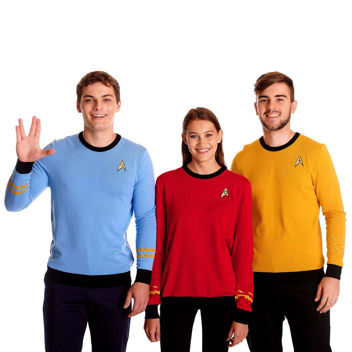 Produktbild Star Trek - Scotty Uniform stickad tröja röd