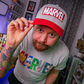 Produktbild Marvel - Logotyp Keps grå-röd