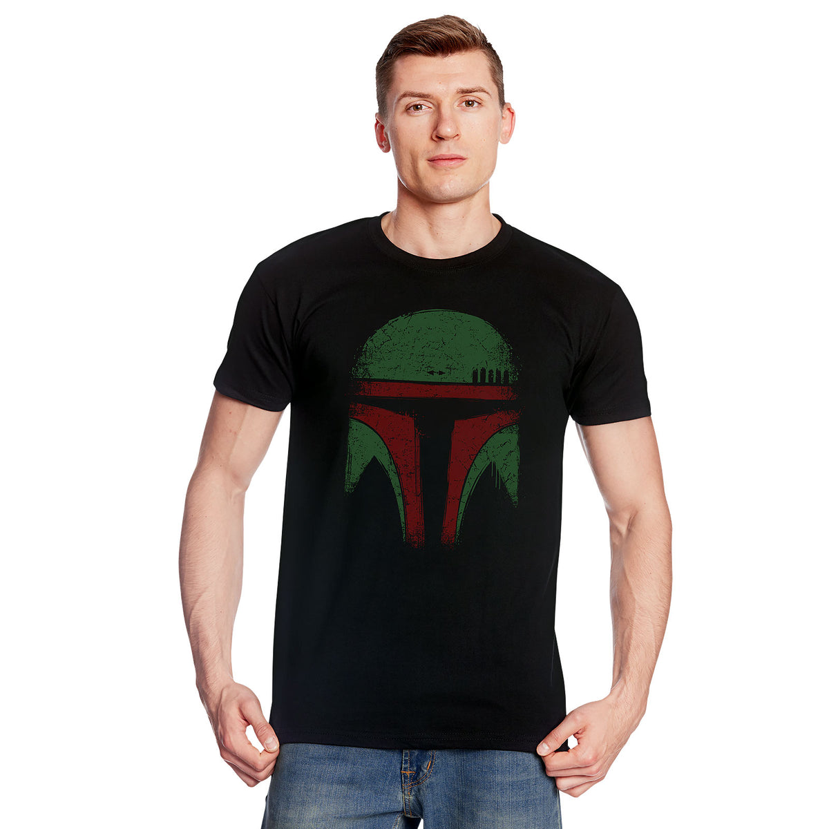 Produktbild Boba Face T-shirt för Star Wars-fans svart