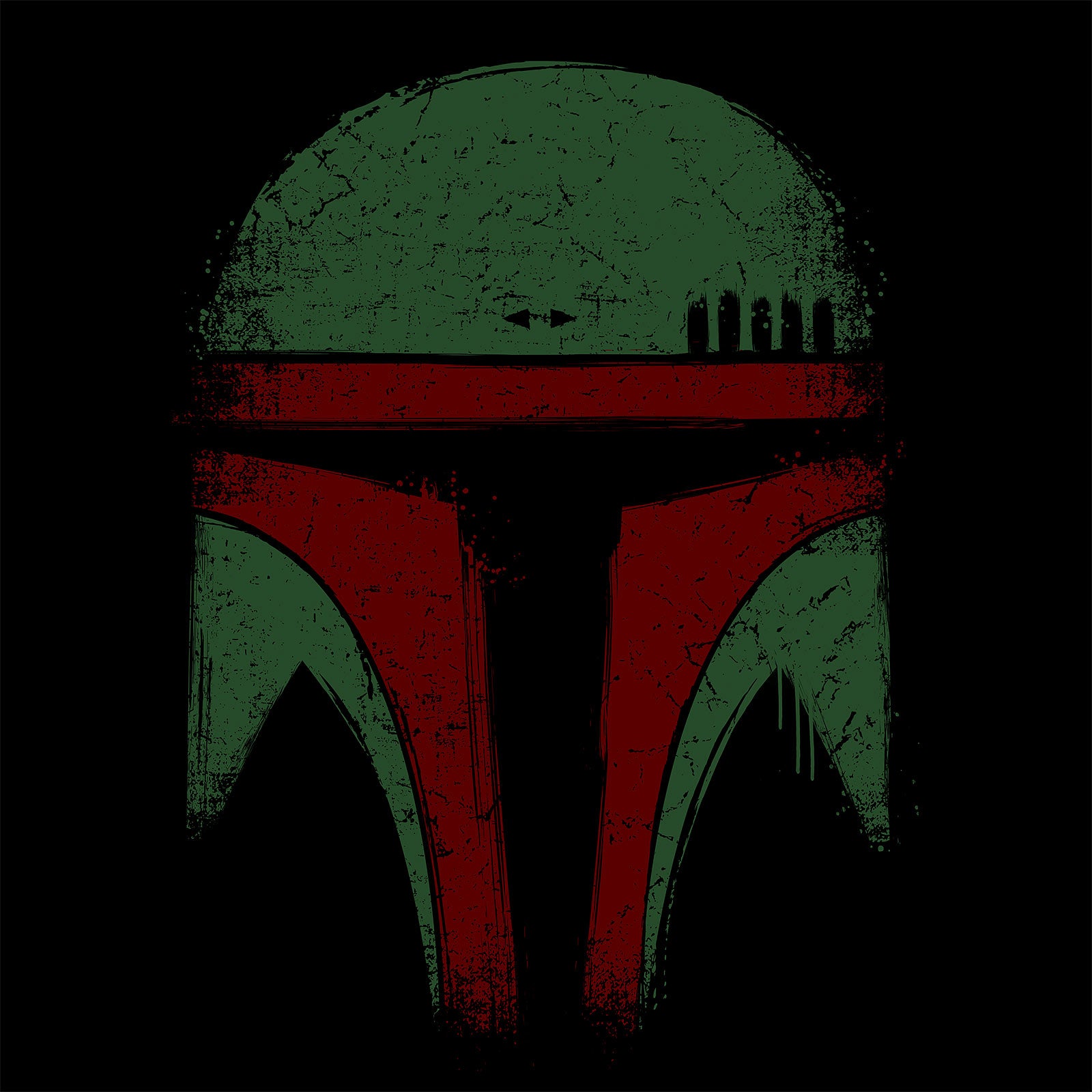 Produktbild Boba Face T-shirt för Star Wars-fans svart