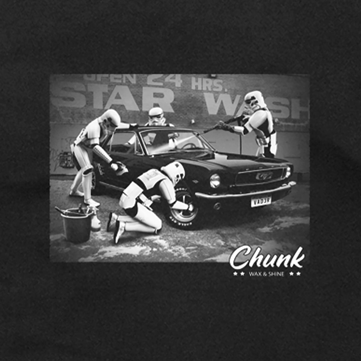 Produktbild Star Wash T-shirt för Star Wars-fans svart