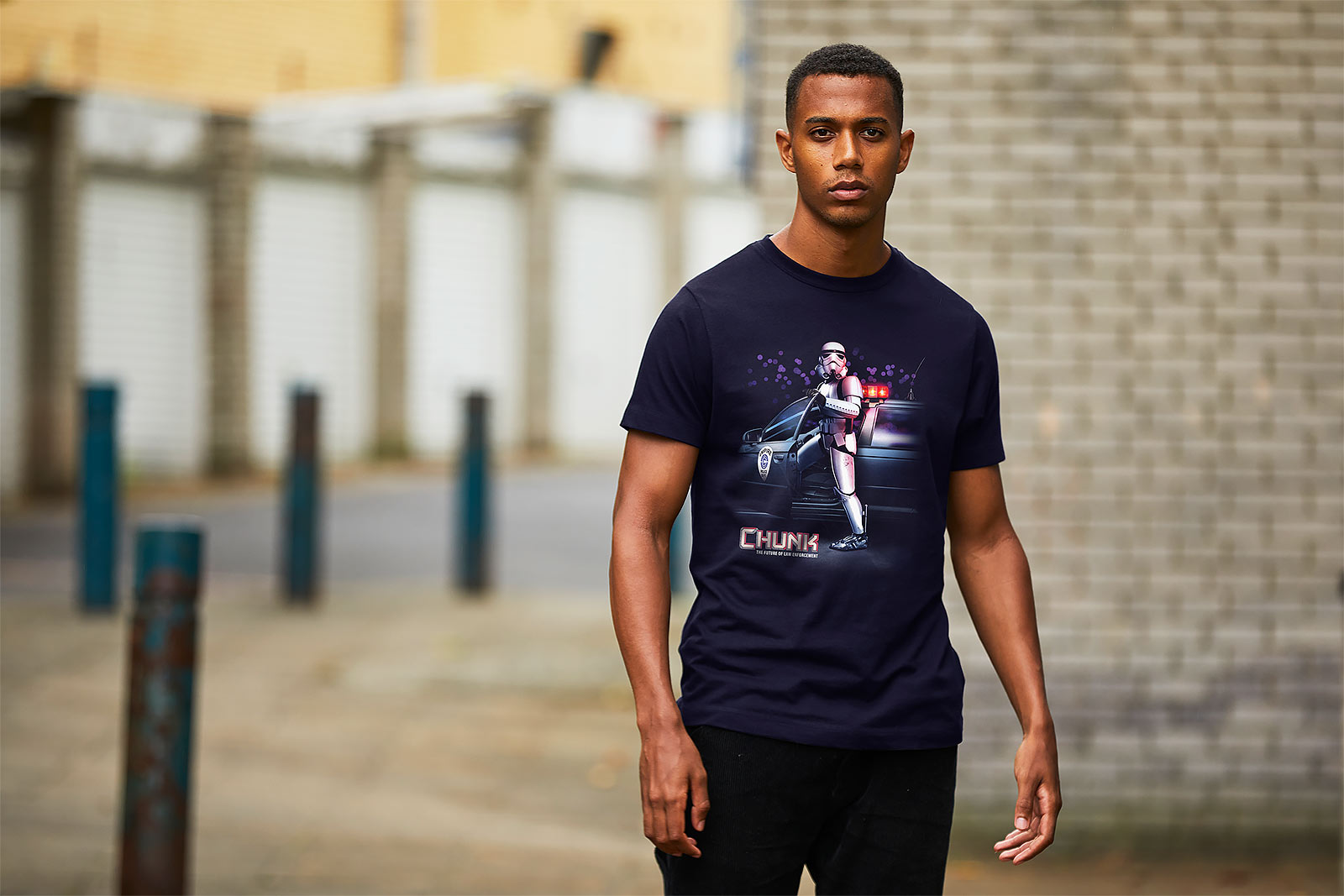 Produktbild Robo Chunk T-shirt för Star Wars-fans blå