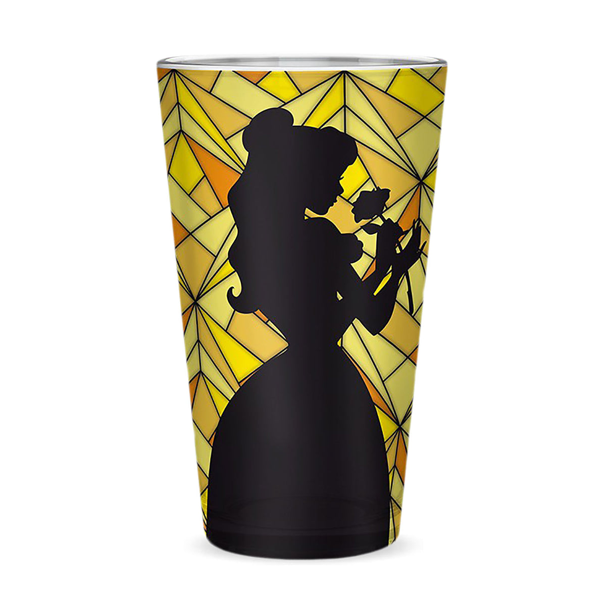 Produktbild Skönheten och Odjuret - Glas med Belle-silhuett