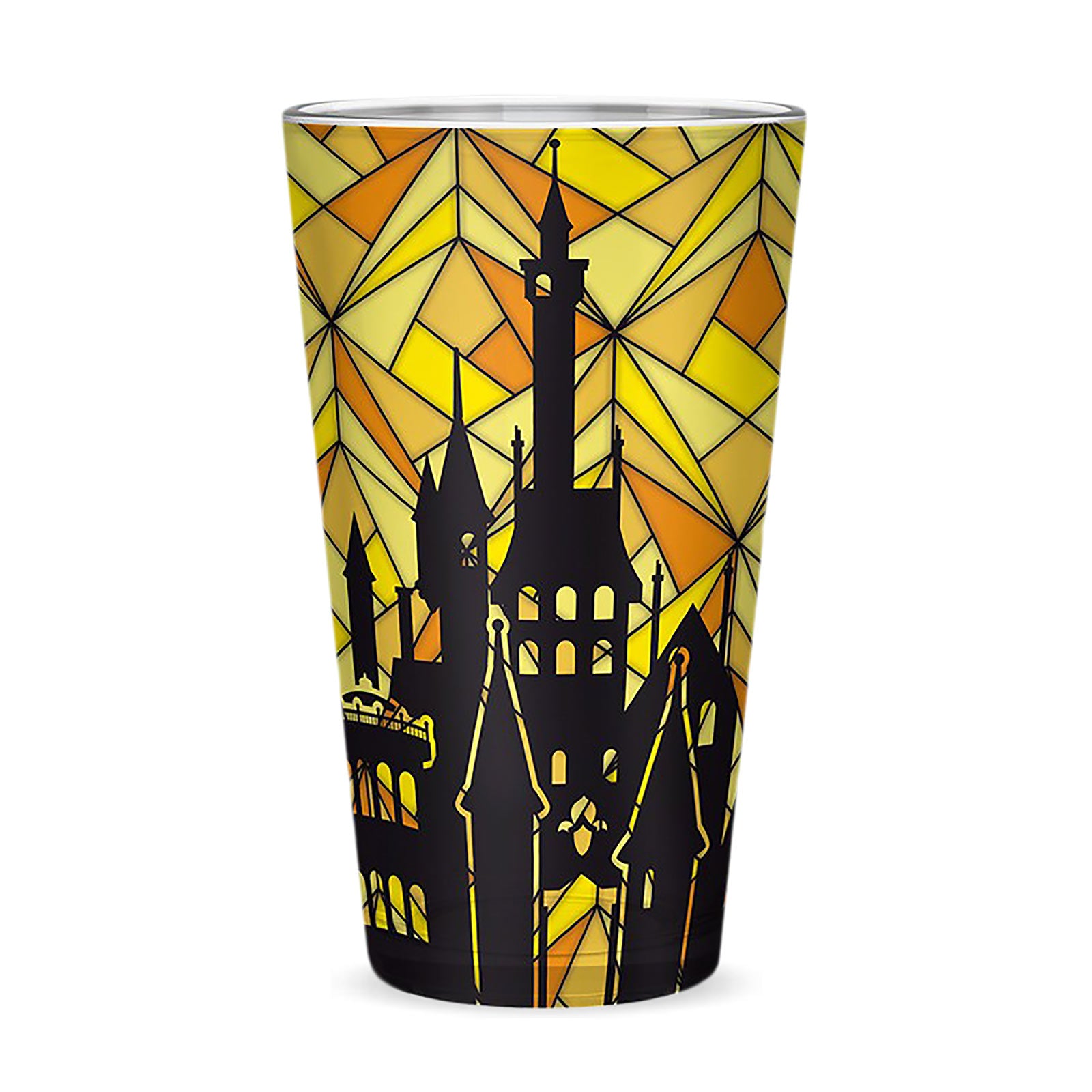 Produktbild Skönheten och Odjuret - Glas med Belle-silhuett