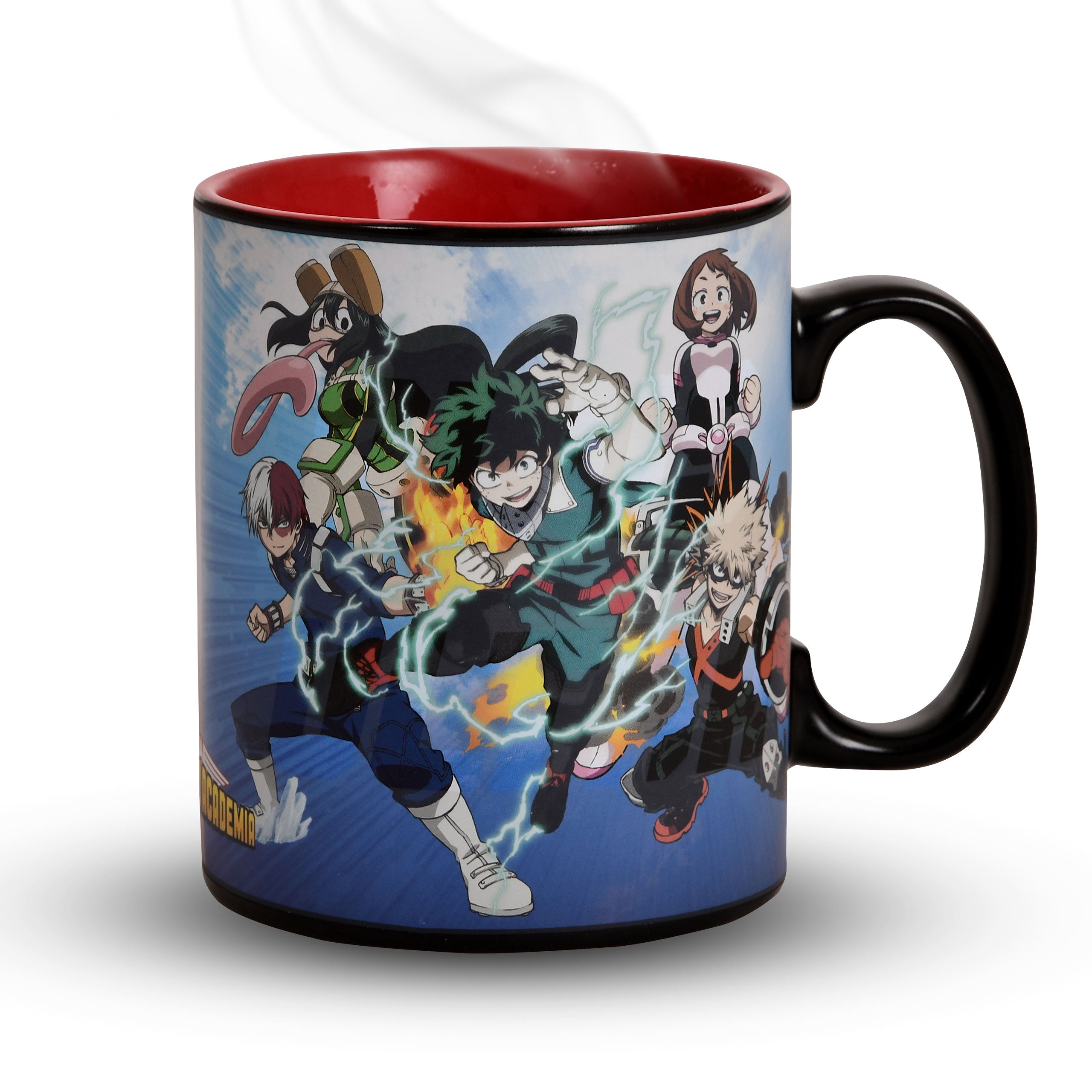 Produktbild My Hero Academia - Heroes vs. Villains termoskänslig mugg