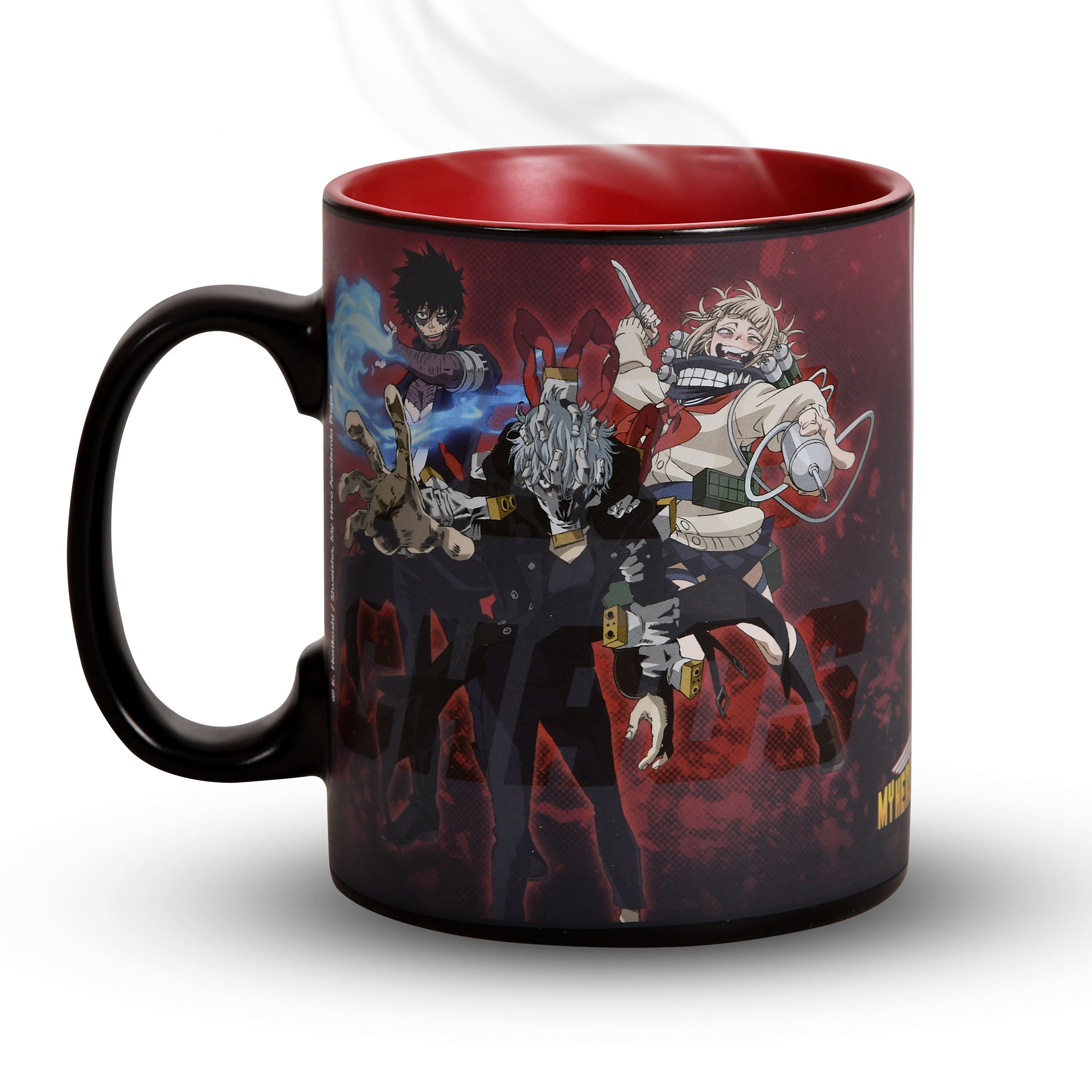 Produktbild My Hero Academia - Heroes vs. Villains termoskänslig mugg