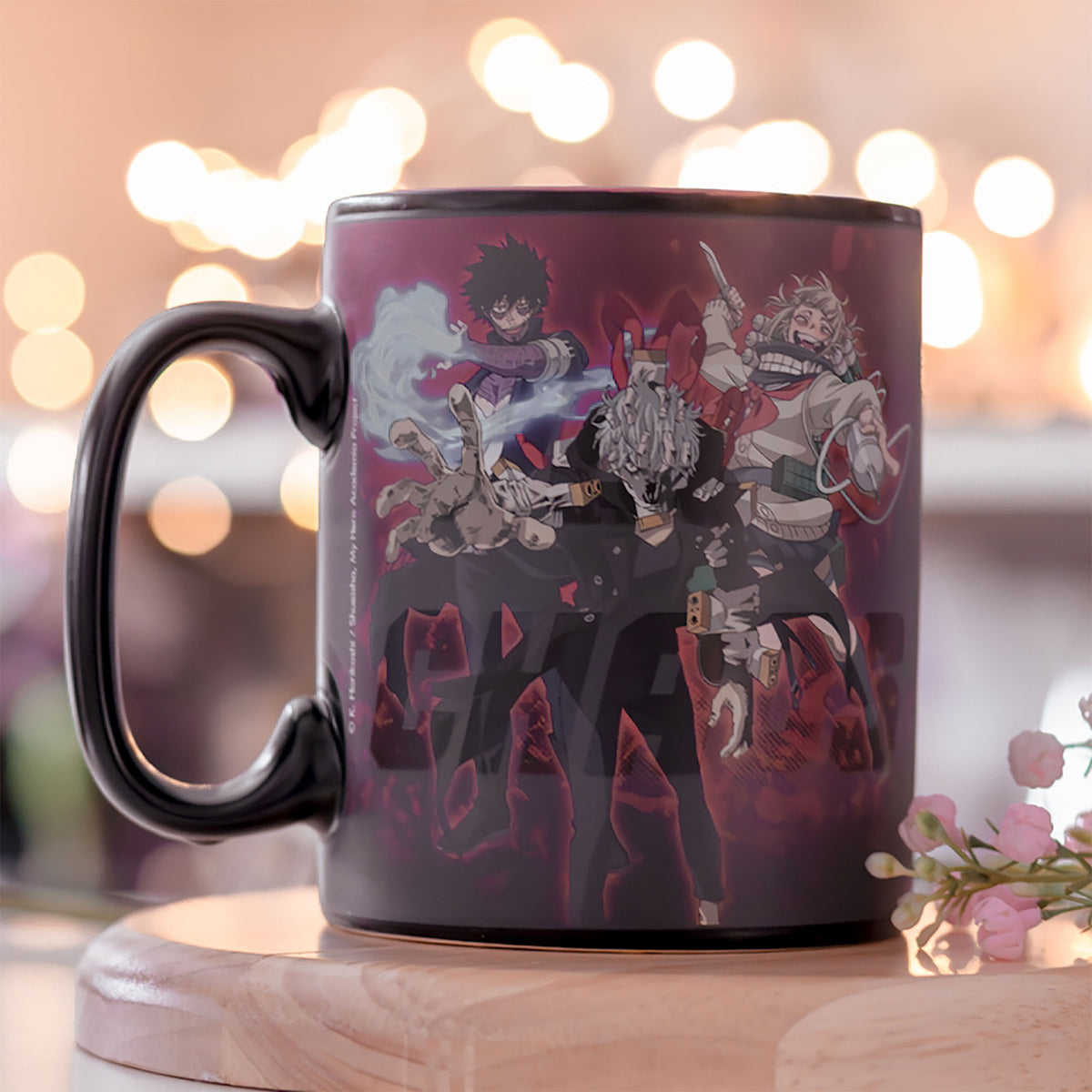Produktbild My Hero Academia - Heroes vs. Villains termoskänslig mugg