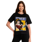 Produktbild Wonder Woman - We Can Do It! Dam T-shirt svart