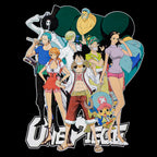 Produktbild One Piece - Ruffy med Stråhattspiraterna T-shirt svart