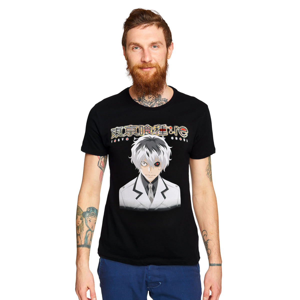 Produktbild Tokyo Ghoul - Ken Kaneki med Kakugan Svart T-shirt