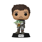 Produktbild Mando med Grogu Funko Pop Figur - Star Wars The Mandalorian