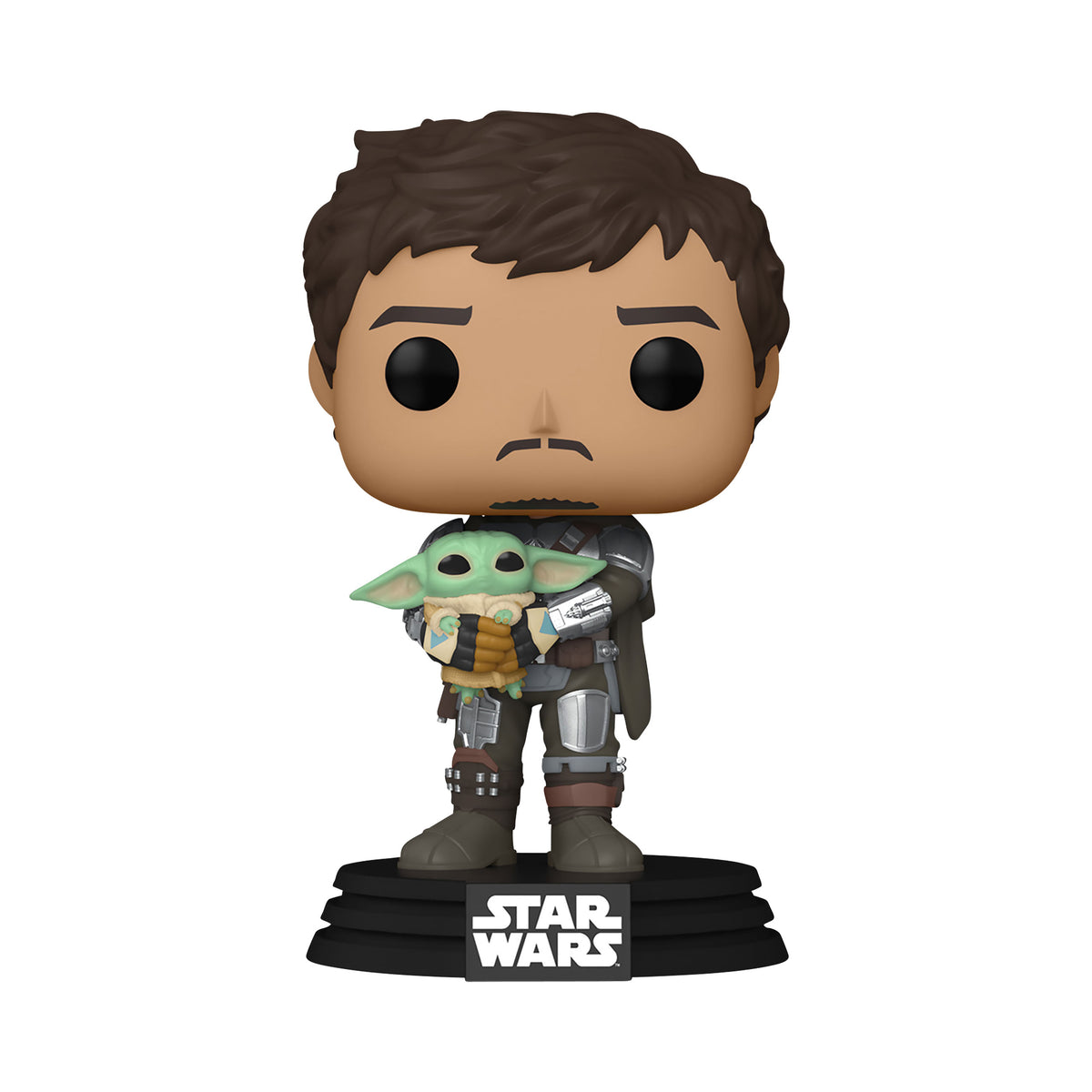 Produktbild Mando med Grogu Funko Pop Figur - Star Wars The Mandalorian