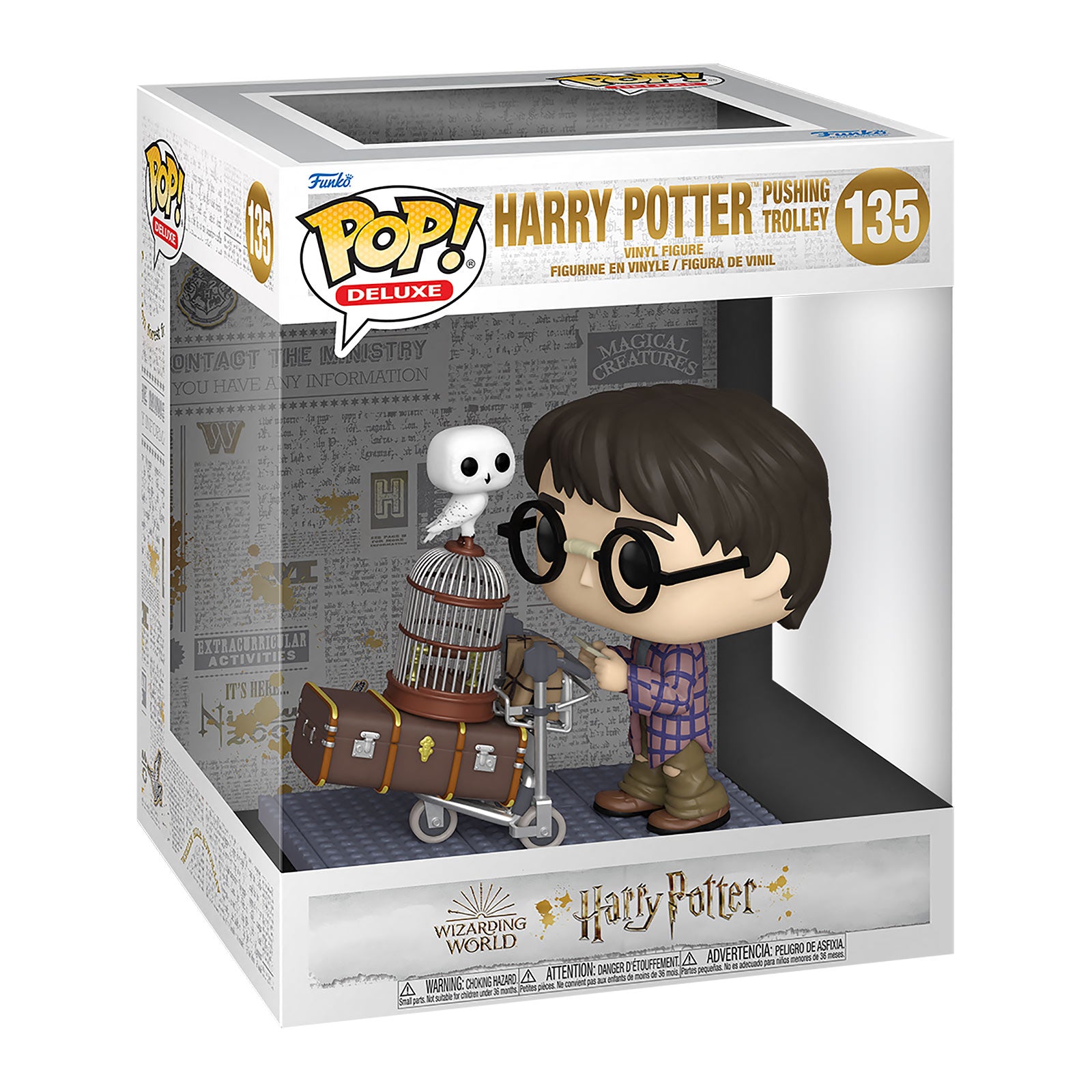 Produktbild Harry Potter med bagagevagn på Plattform 9 3/4 Funko Pop Figur