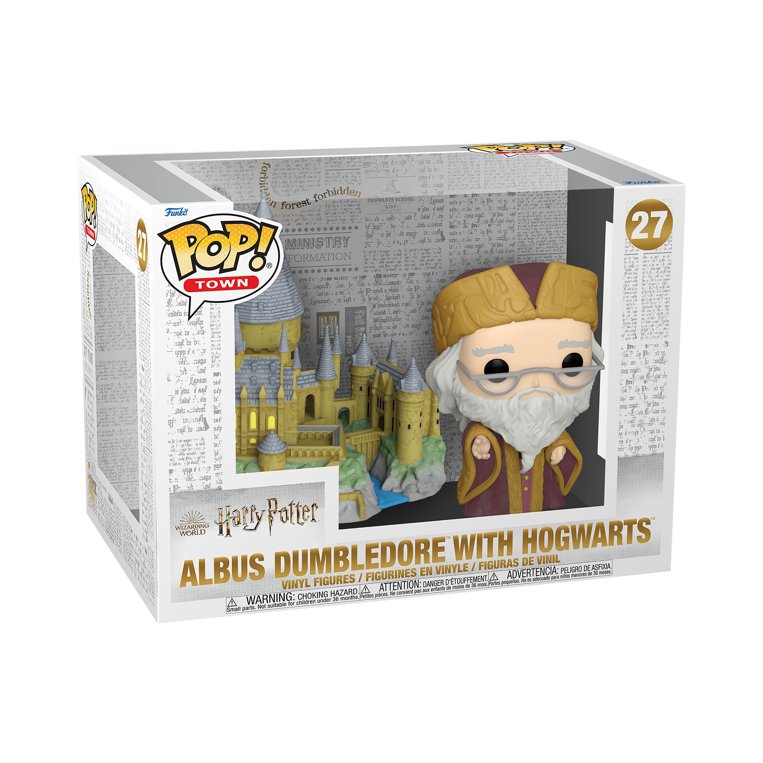 Produktbild Harry Potter - Dumbledore med Hogwarts slott Funko Pop figur