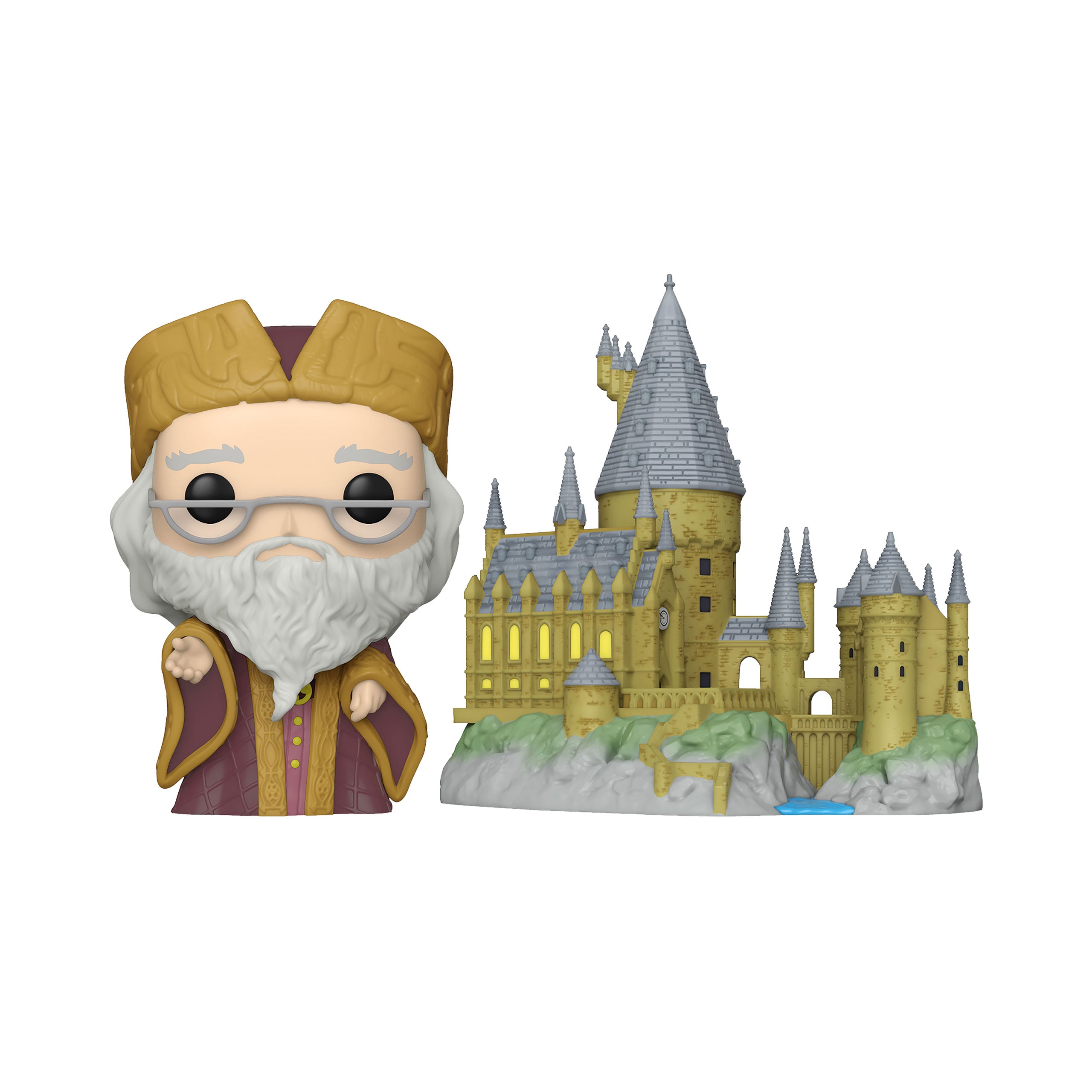 Produktbild Harry Potter - Dumbledore med Hogwarts slott Funko Pop figur