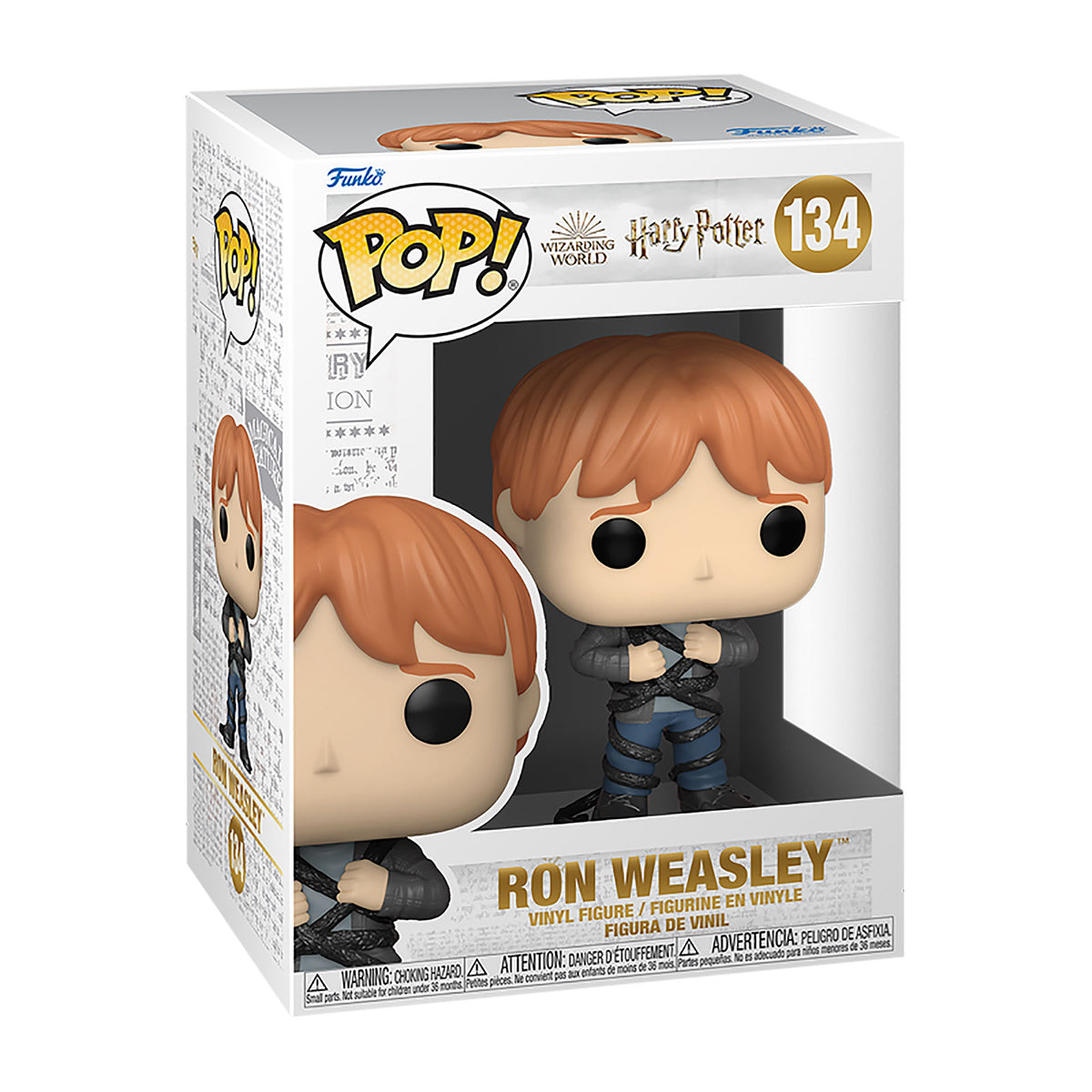 Produktbild Harry Potter - Ron Weasley med Djävulssnara Funko Pop Figur