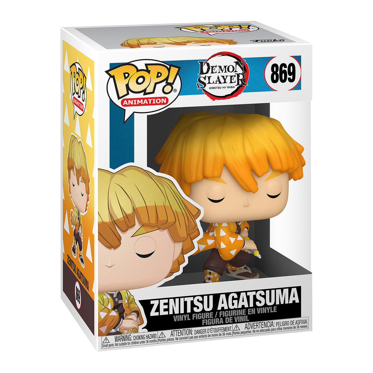 Produktbild Demon Slayer - Zenitsu Agatsuma Funko Pop Figur