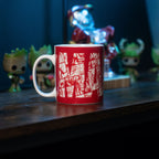 Produktbild Marvel - Serietidningslogotyp Mugg med termoeffekt