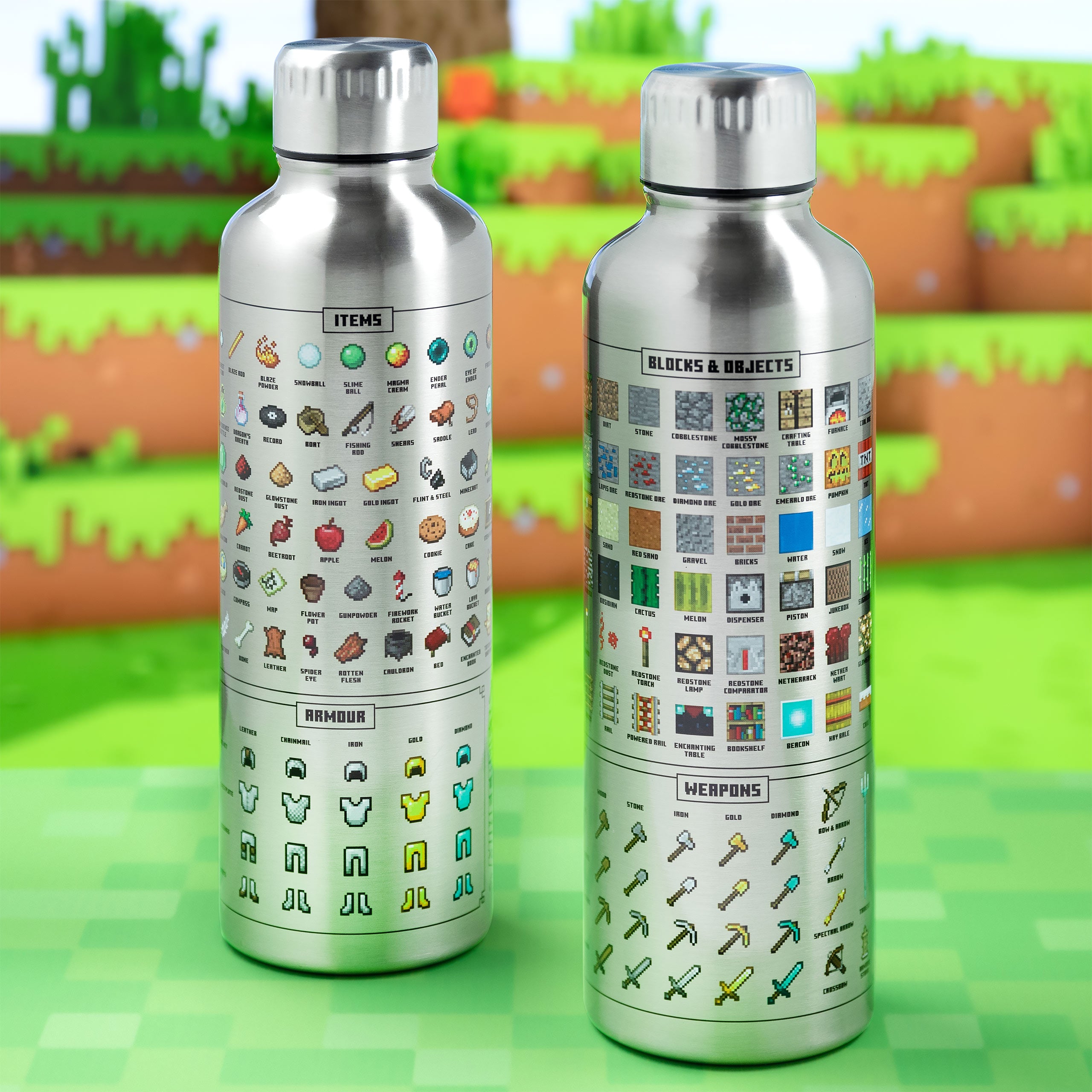 Produktbild Minecraft - Ikoner Vattenflaska