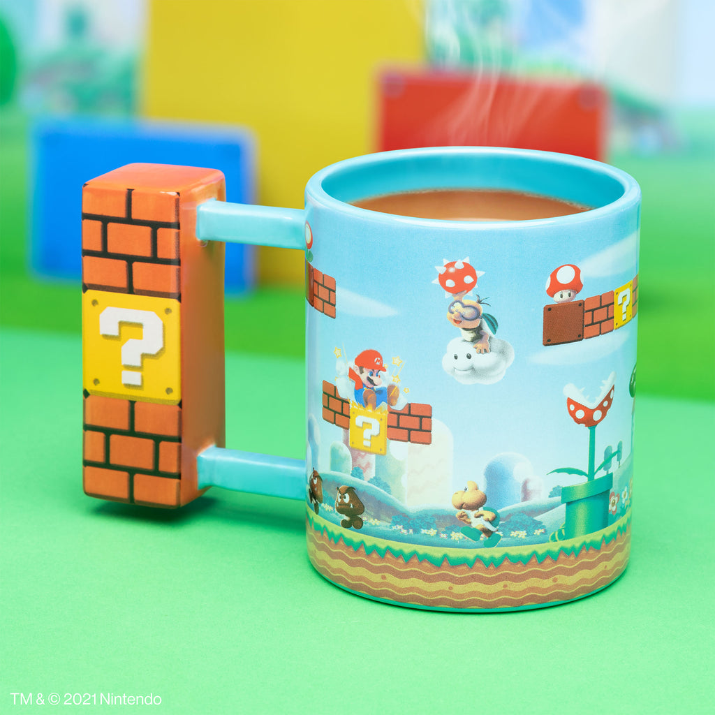 Produktbild Super Mario - Frågeteckenmugg med 3D-handtag