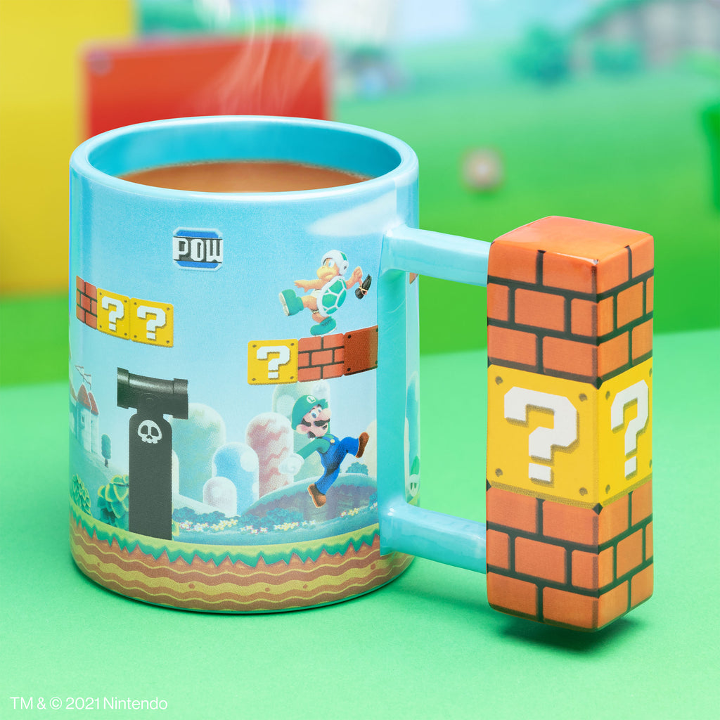 Produktbild Super Mario - Frågeteckenmugg med 3D-handtag
