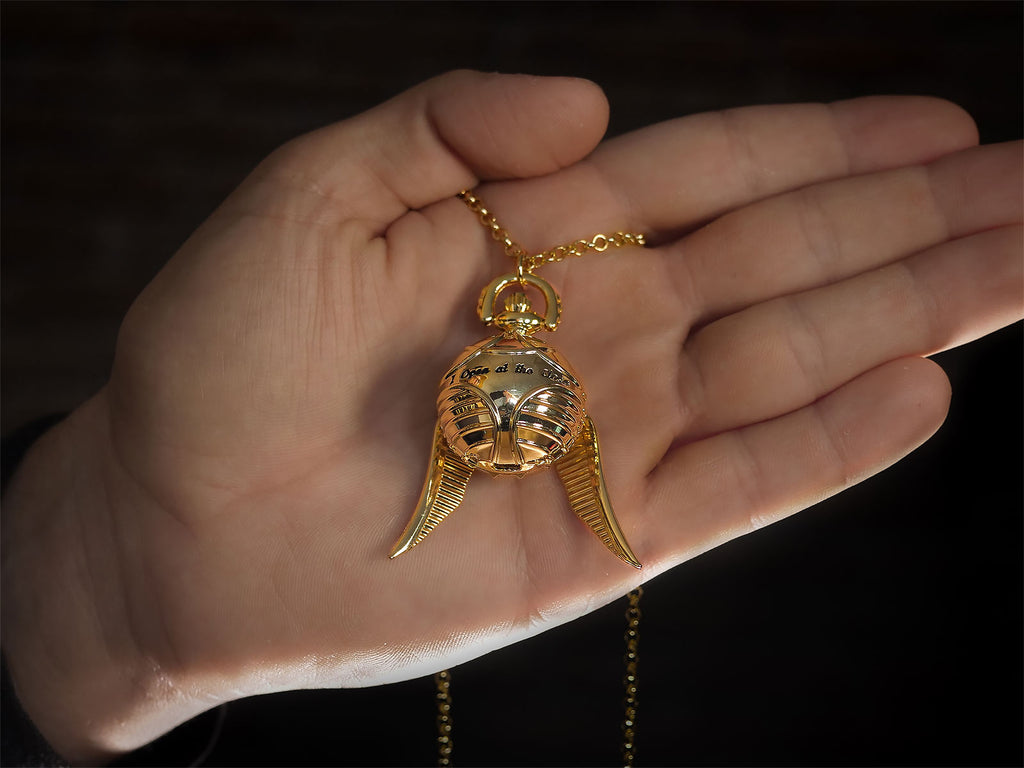Produktbild Harry Potter - Gyllene Kvicken Halsband med Klocka