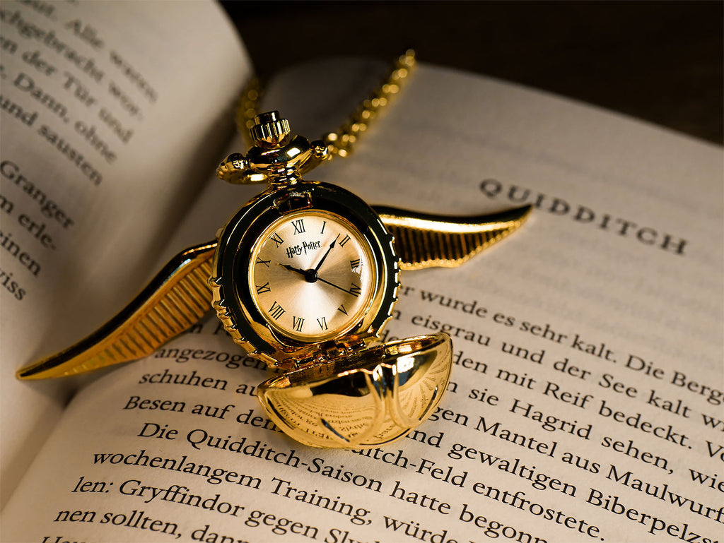 Produktbild Harry Potter - Gyllene Kvicken Halsband med Klocka