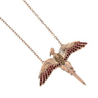 Produktbild Harry Potter - Fawkes halsband med kristaller