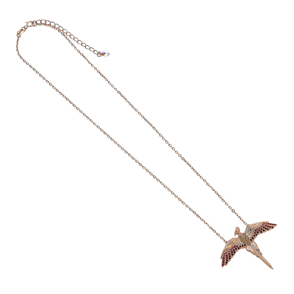 Produktbild Harry Potter - Fawkes halsband med kristaller