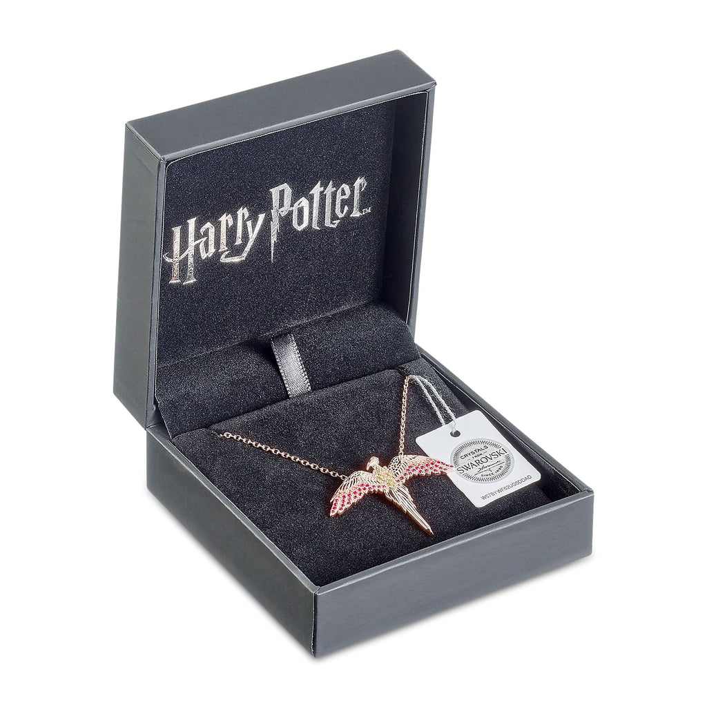 Produktbild Harry Potter - Fawkes halsband med kristaller