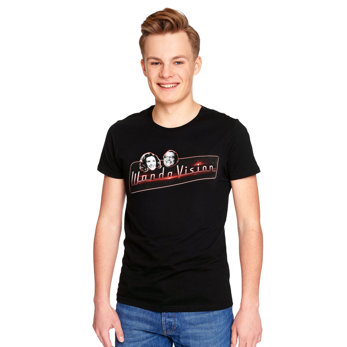 Produktbild WandaVision - Logotyp T-shirt svart