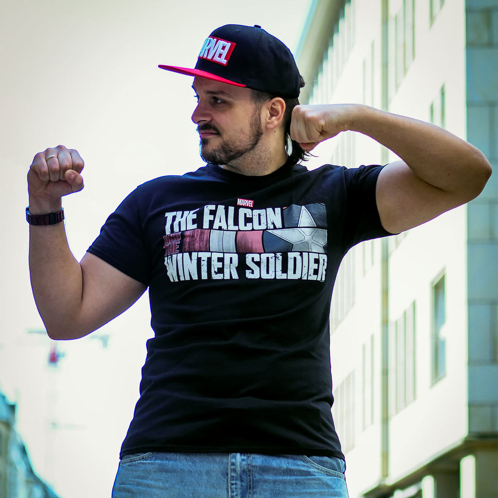Produktbild The Falcon and the Winter Soldier - Logo T-shirt svart