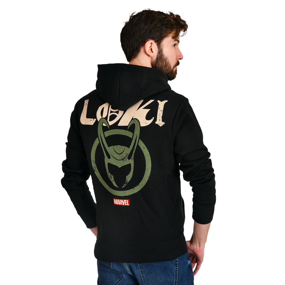 Produktbild Loki - Logomärke Huvtröja svart