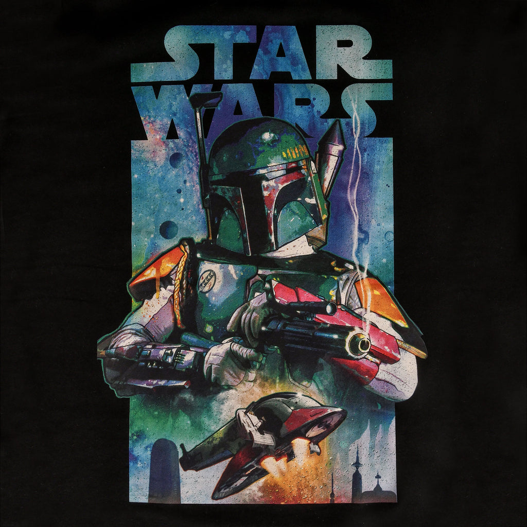 Produktbild Star Wars - Boba Fett med Slave I T-shirt svart