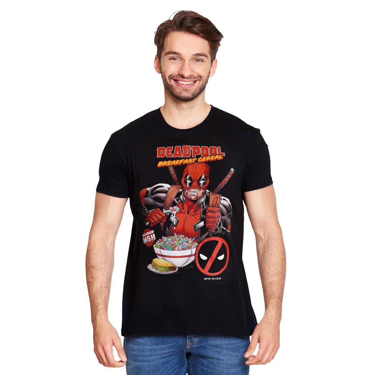 Produktbild Deadpool - Frukostflingor T-shirt svart